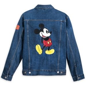 Mickey Mouse Denim Jacket for Adults – Disneyland - Unisex - Size 2XL Mens